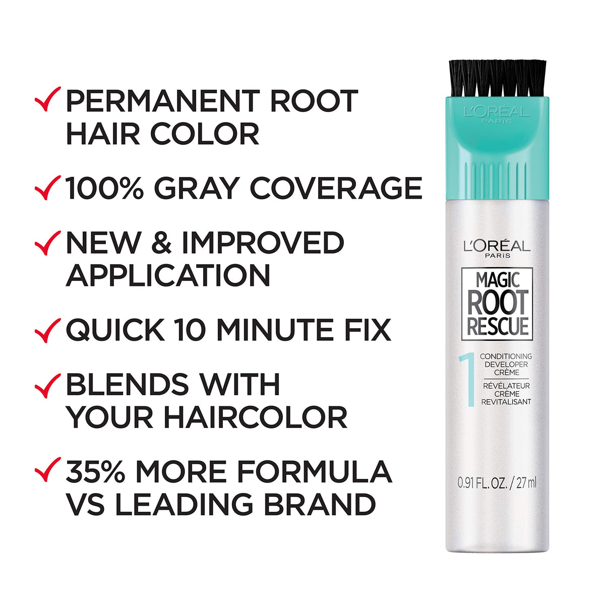 Applicateur à pinceau du Kit de Teinture Permanente L'Oreal Paris