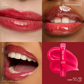 Applicateur à spatule du gloss à lèvres NYX Jelly Job