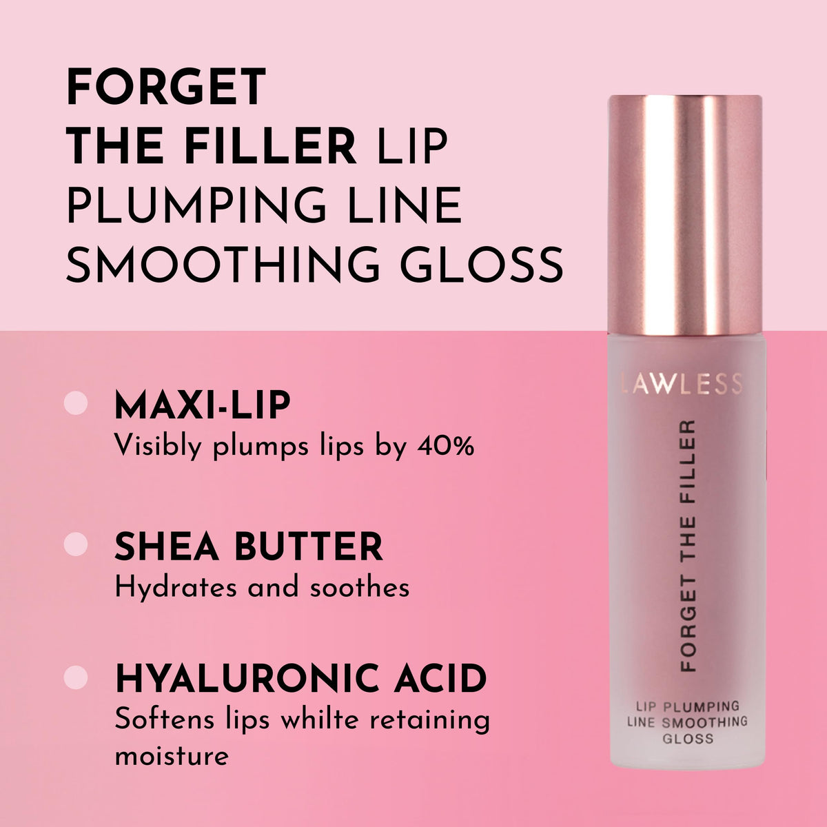 Applicateur du Gloss à Lèvres LAWLESS, détail de la texture