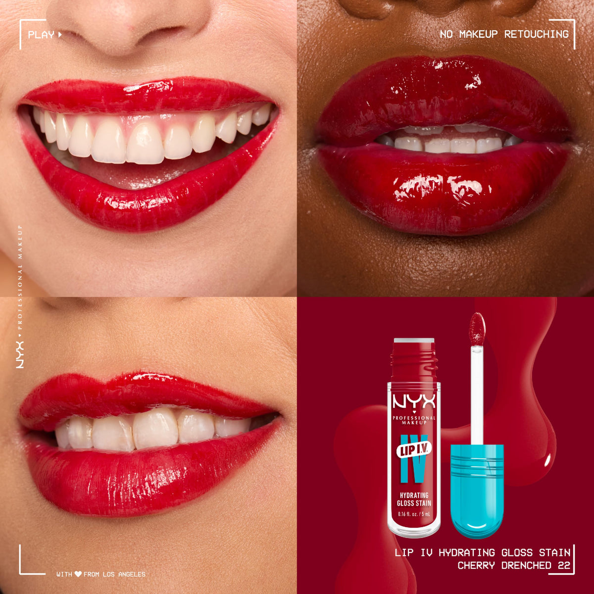 Applicateur en goutte du gloss hydratant NYX