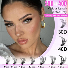 Applicateur et adhésif inclus dans le kit d'extensions de cils