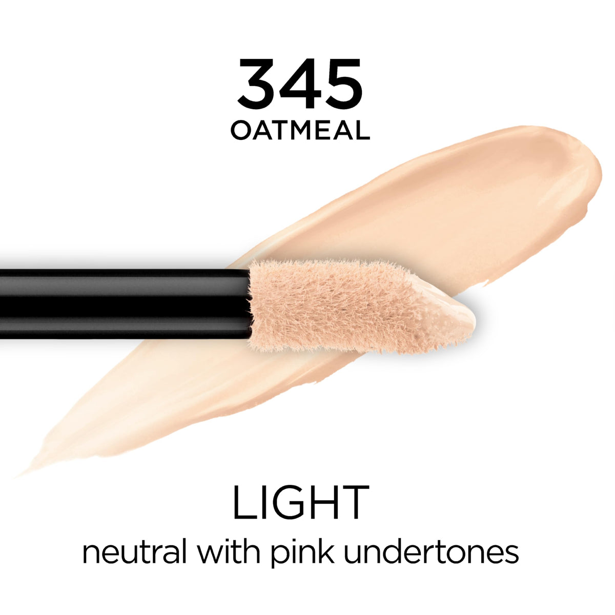 Applicateur large du concealer L'Oreal Paris, gros plan