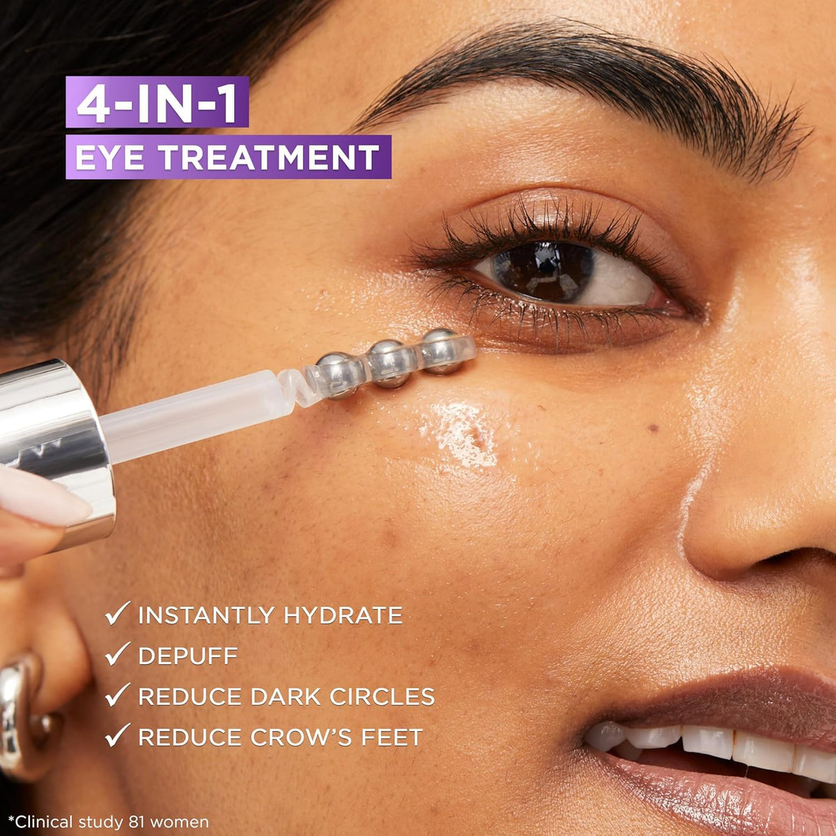 Applicateur Triple Roller du sérum contour des yeux L'Oreal Paris