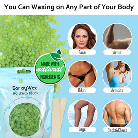 Applicateurs en bois du kit d'épilation EARAYWAX