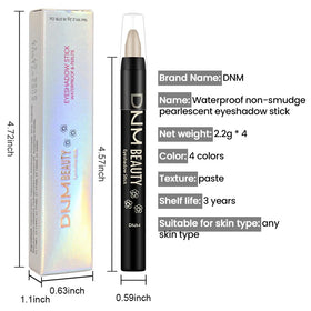 Application d'ombre à paupières evpct dans un look de maquillage