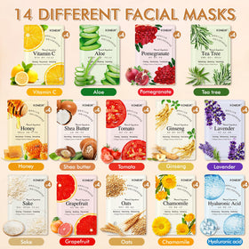 Application d'un masque en tissu KONEUK sur un visage