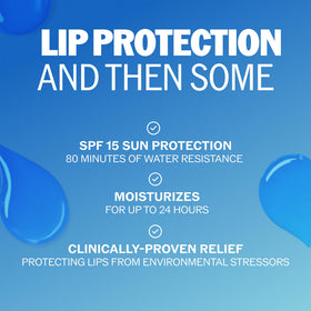 Application de baume à lèvres ChapStick Moisture
