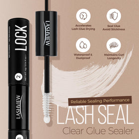 Application de cils avec le kit LASHVIEW