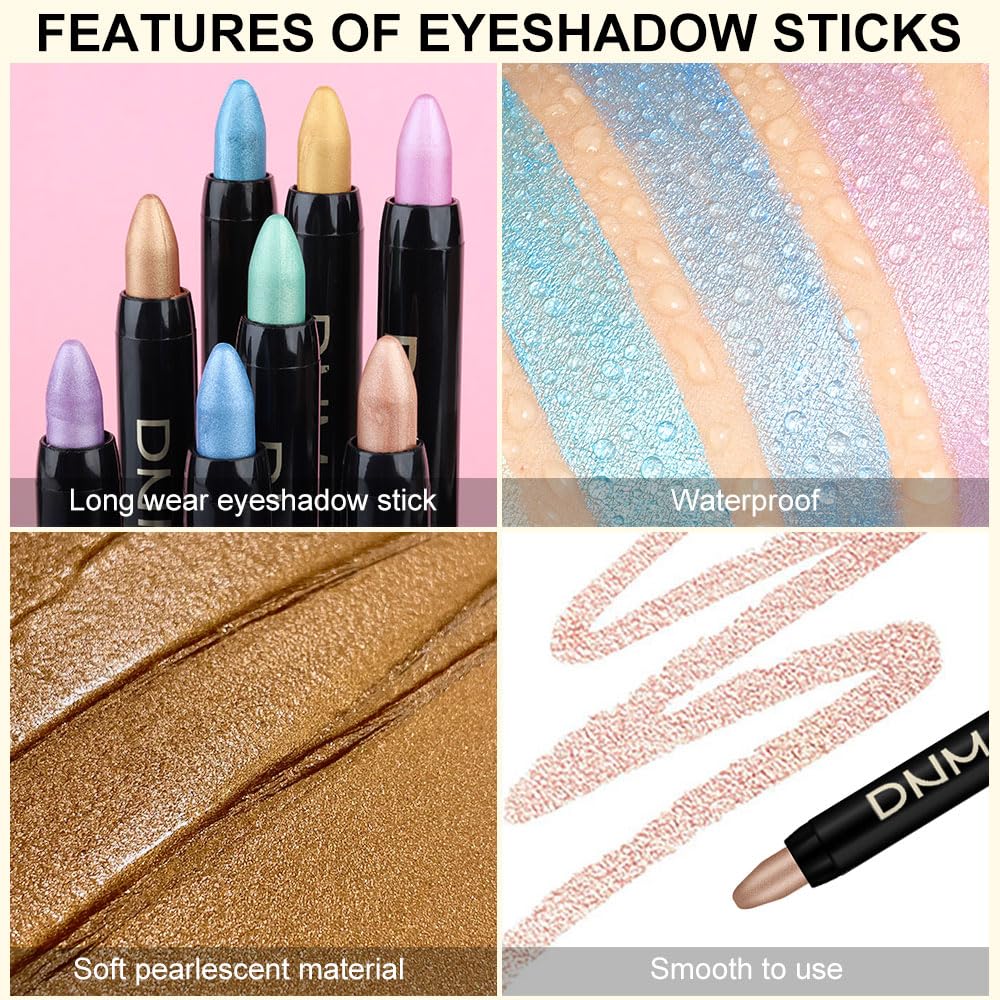Application de crayon ombre à paupières evpct sur un œil