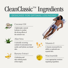 Application de crème solaire VACATION sur la peau