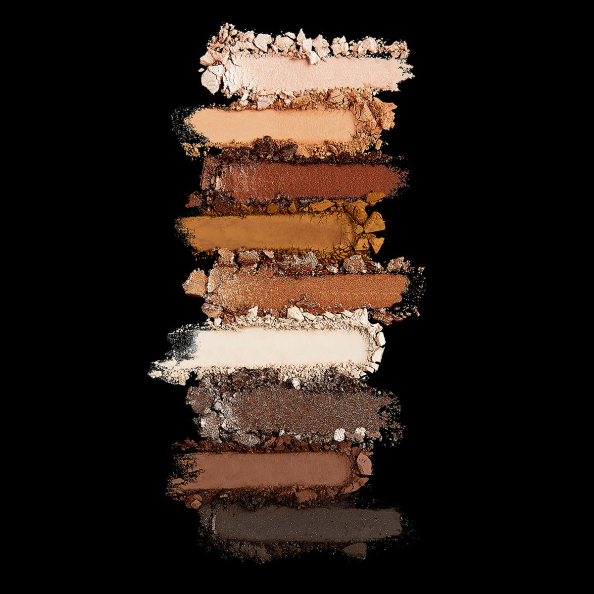 Application de fards à paupières de la Palette Ritzy sur un modèle