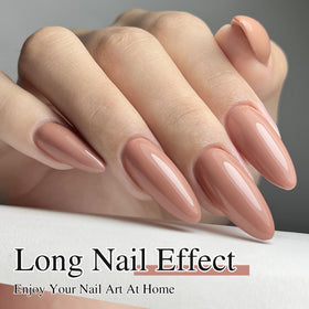 Application de gel polish Double Rhythm sur des ongles