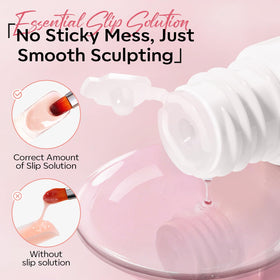 Application de gel poly sur des ongles naturels