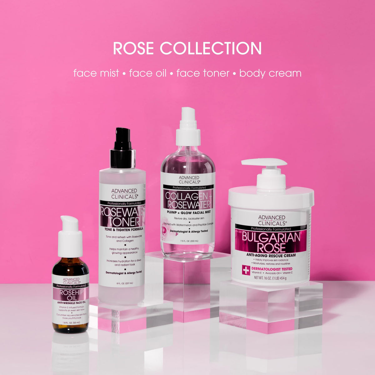 Application de l'huile de rosier sauvage sur le visage