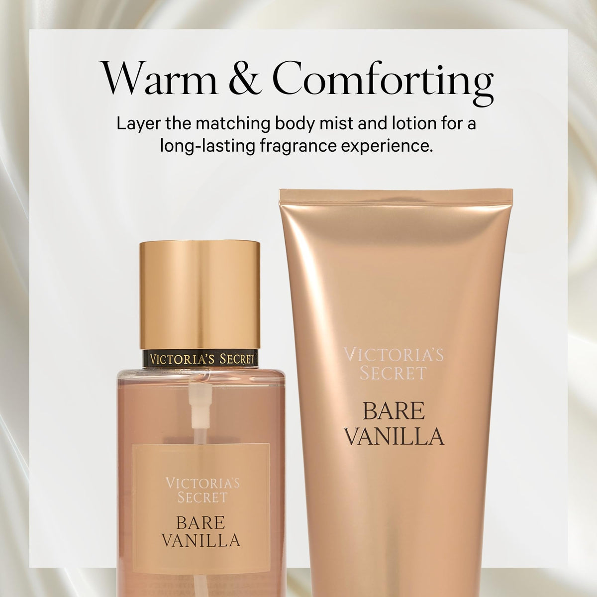 Application de la brume parfumée Victoria's Secret sur le poignet