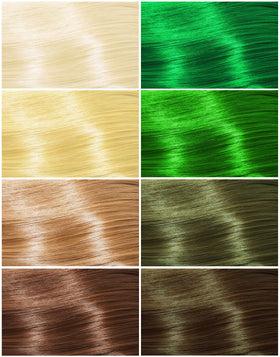 Application de la coloration capillaire Good Dye Young Kowabunga sur cheveux