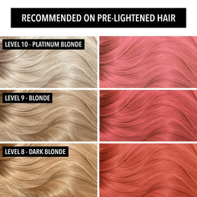 Application de la coloration Pulp Riot Eloped sur cheveux