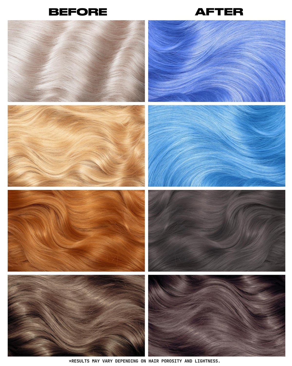 Application de la coloration semi-permanente Lunar Tides sur cheveux