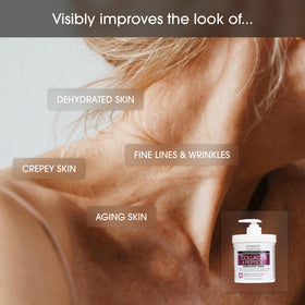 Application de la crème Advanced Clinicals sur la peau