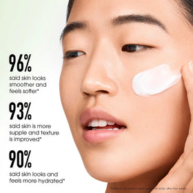 Application de la crème Butter Drench sur le visage