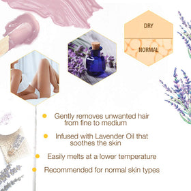 Application de la Crème Cire Lavande GIGI sur la peau