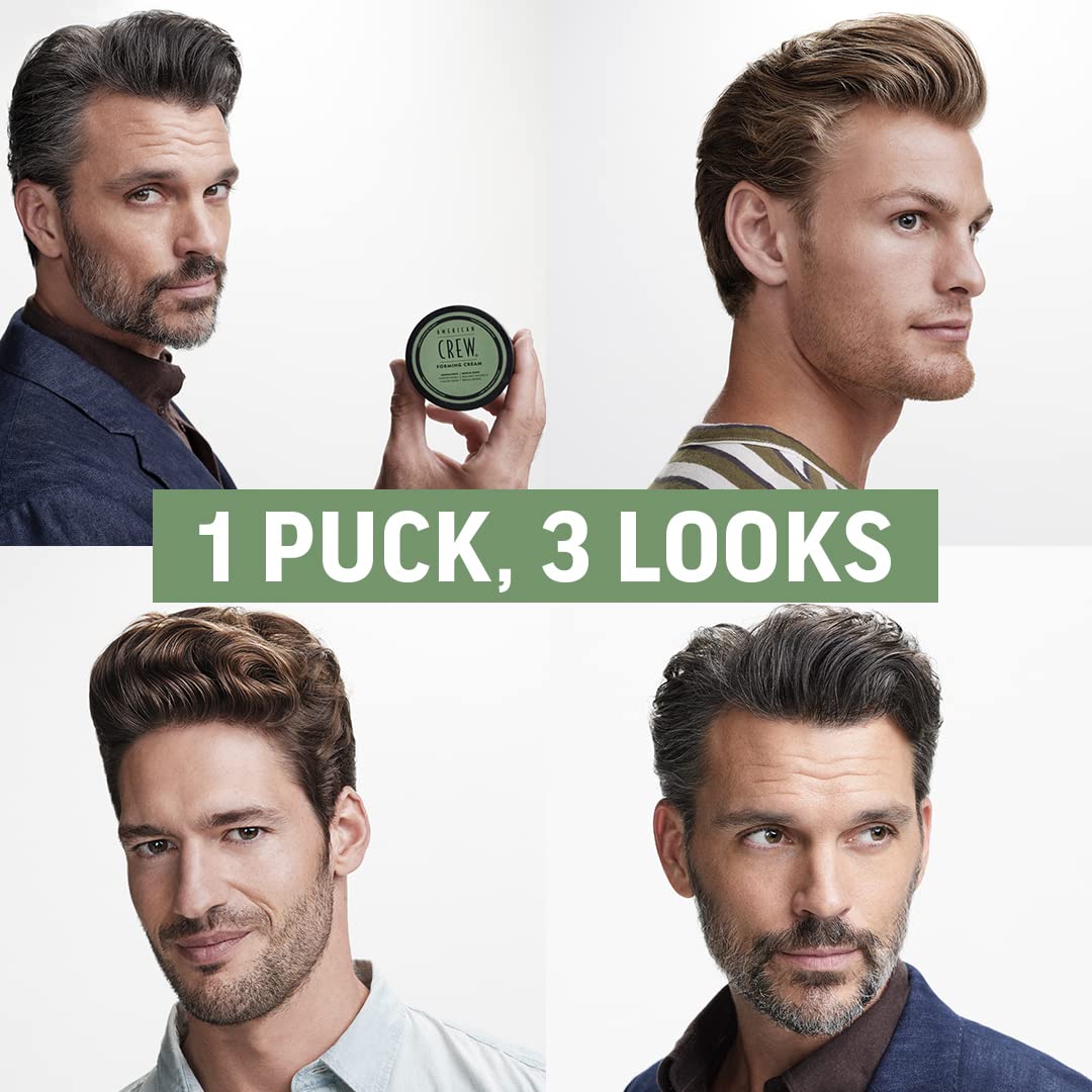 Application de la Crème Coiffante AMERICAN CREW sur cheveux