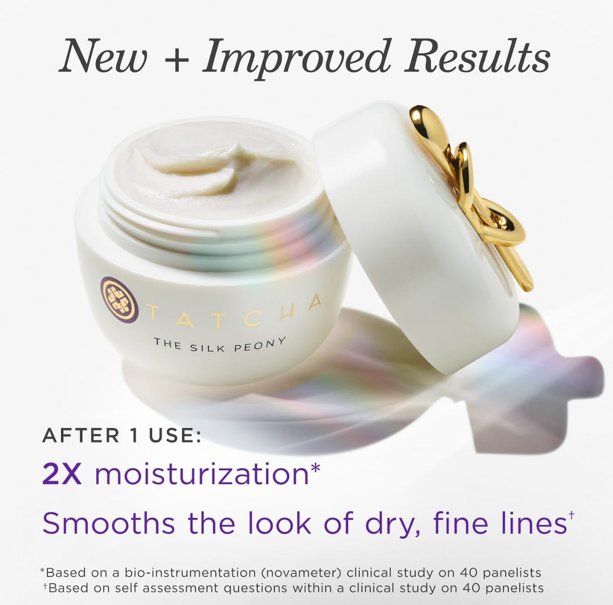 Application de la Crème Contour des Yeux TATCHA sur le contour des yeux