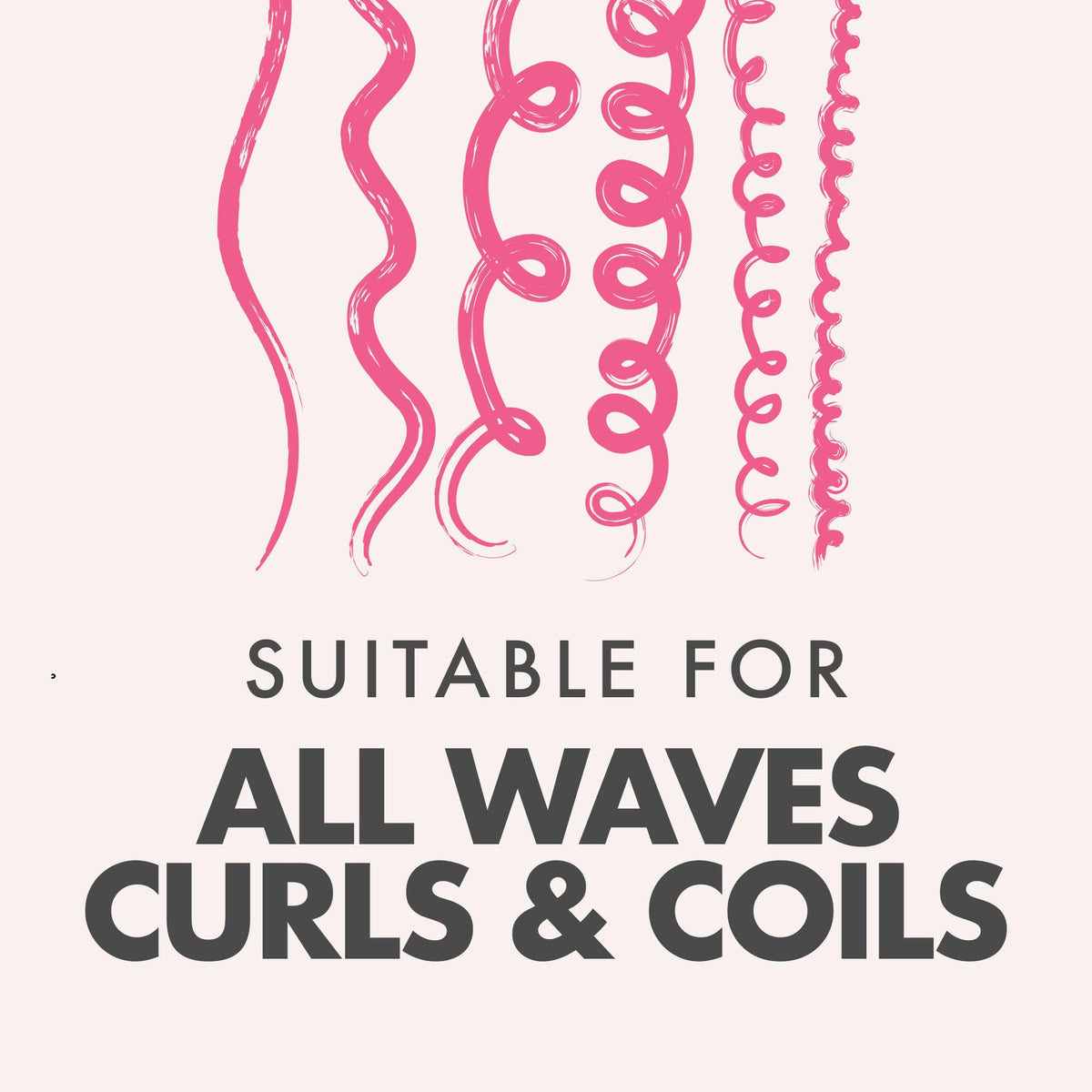 Application de la Crème de Curl sur des cheveux bouclés