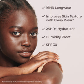 Application de la Crème Hydratante Teintée sur la peau