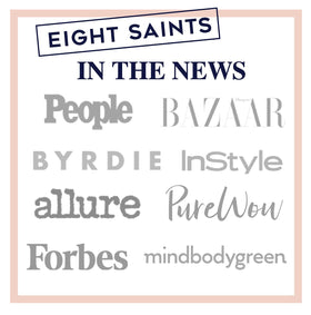 Application de la crème pour le cou Eight Saints sur le cou