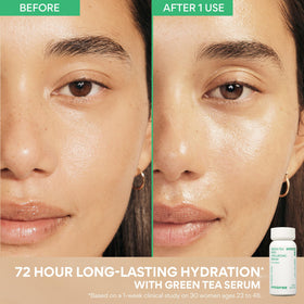 Application de la crème solaire sur le visage