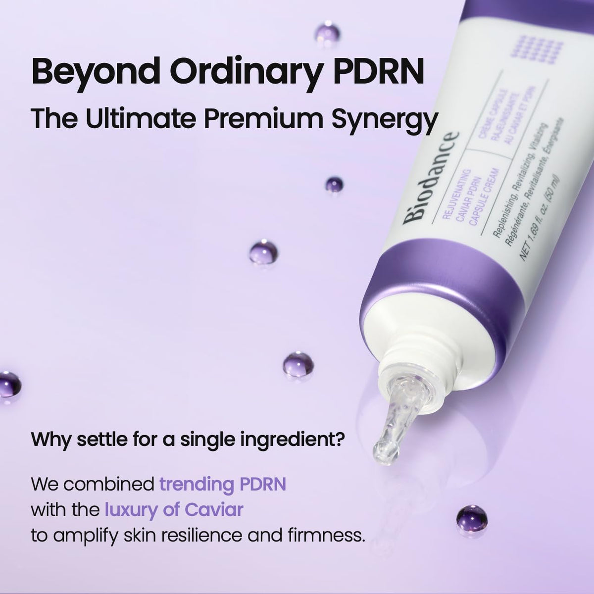 Application de la crème sur la peau