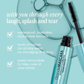 Application de la GrandeMASCARA Waterproof sur des cils
