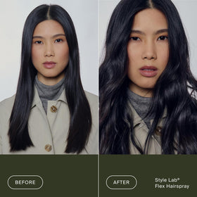 Application de la Laque Flexible Living Proof sur des cheveux