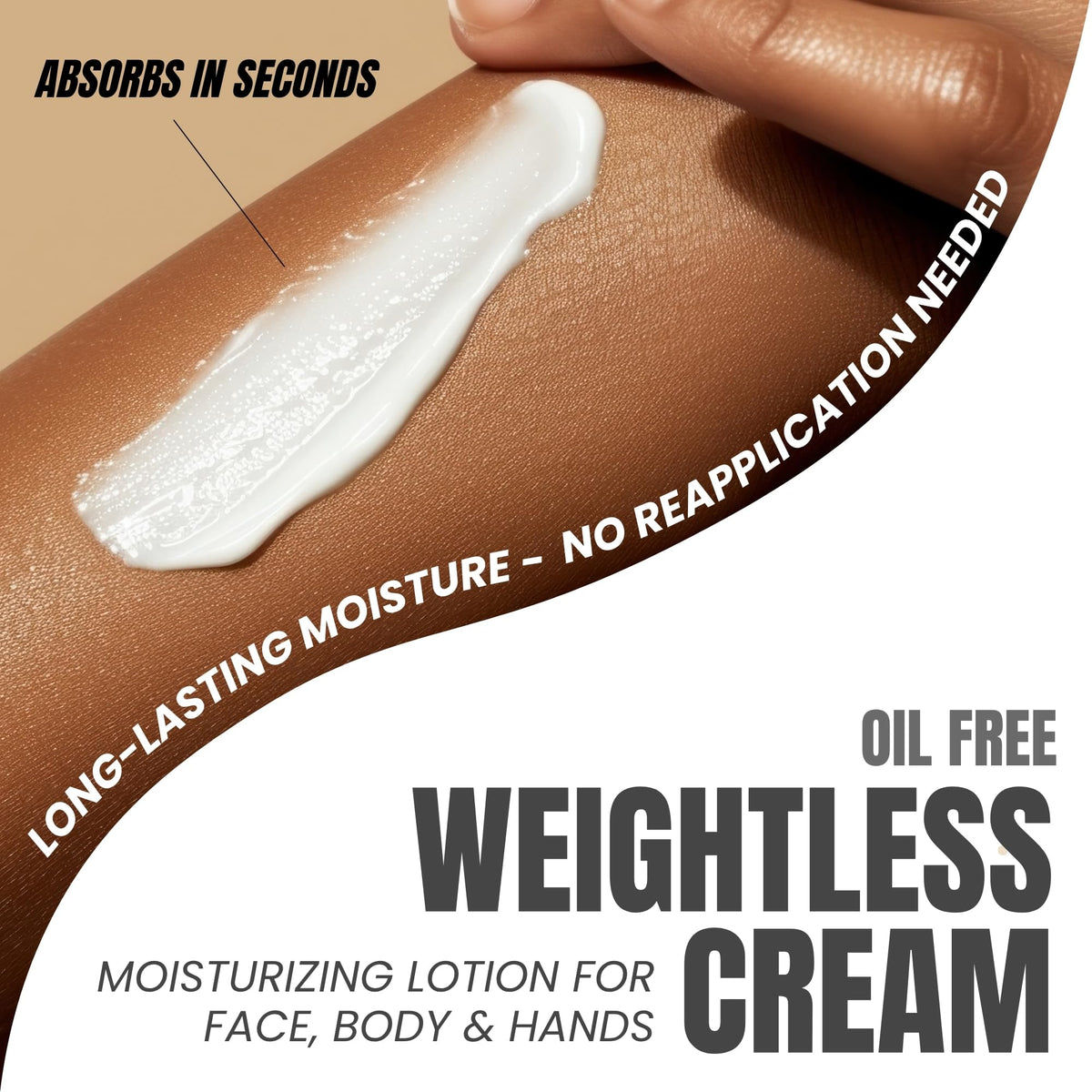 Application de la lotion Alozera sur la peau