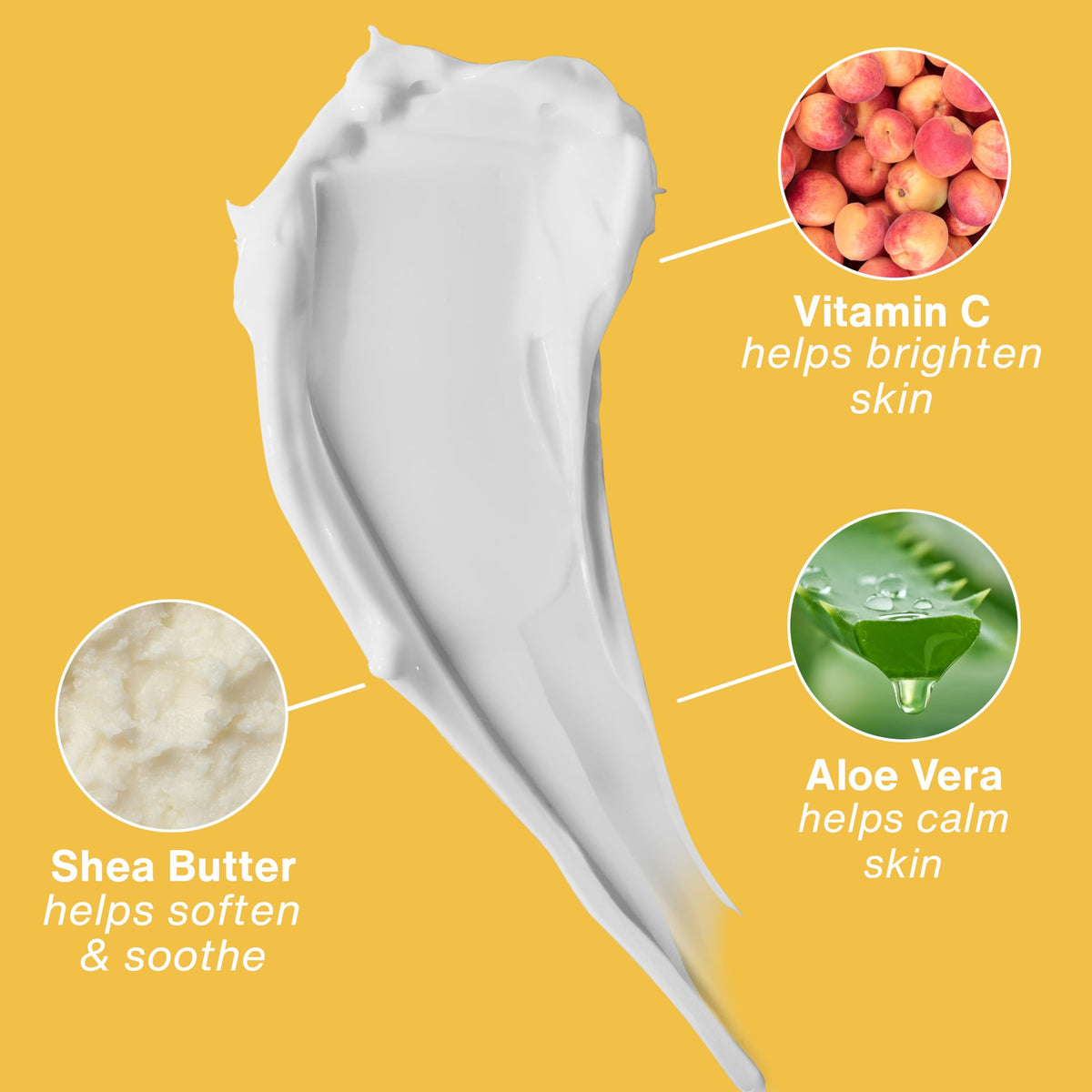Application de la lotion Hempz Citrus Blossom sur la peau