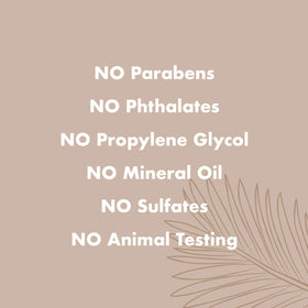 Application de la lotion sur la peau