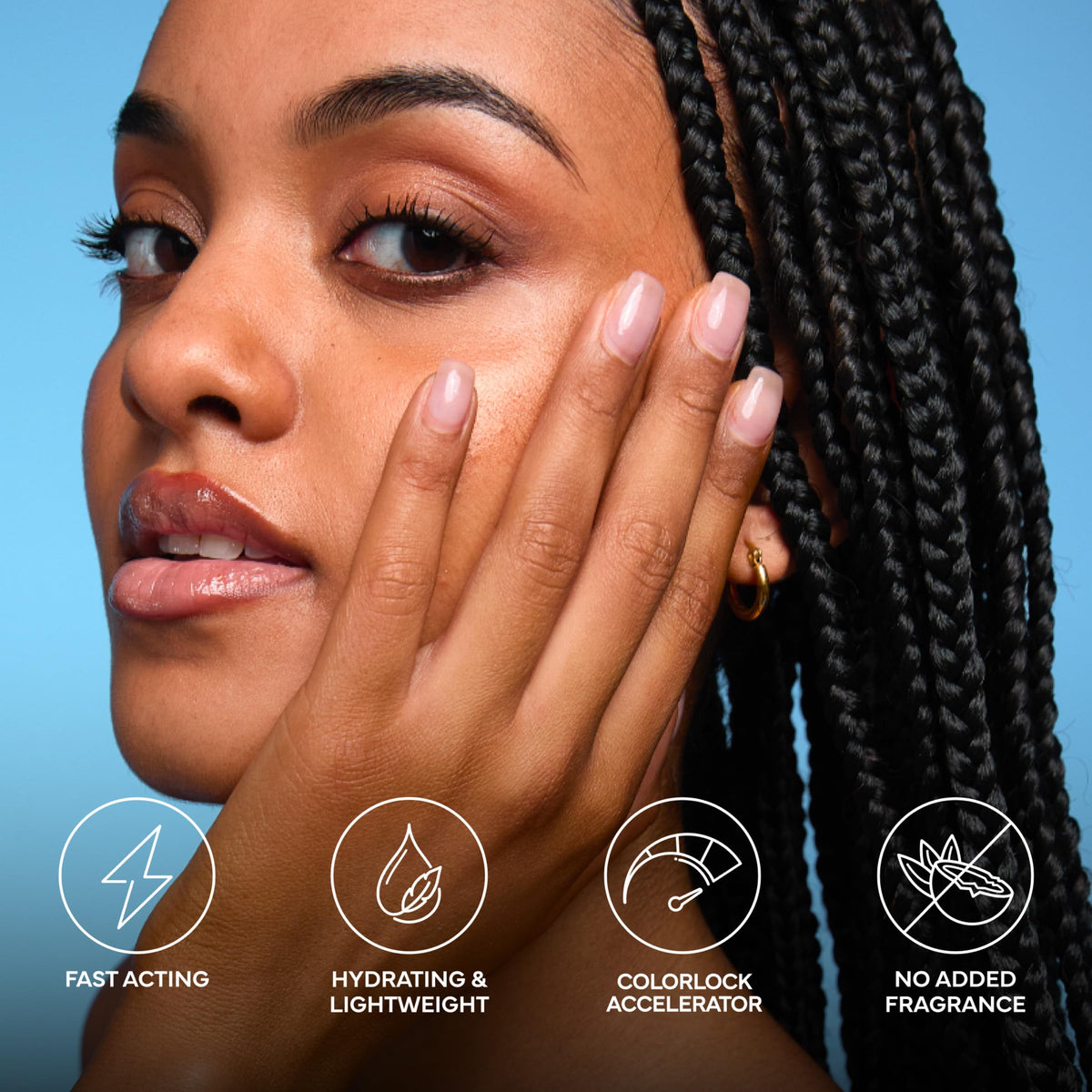 Application de la mousse auto-bronzante Bondi Sands sur la peau