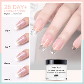 Application de la poudre acrylique sur des ongles