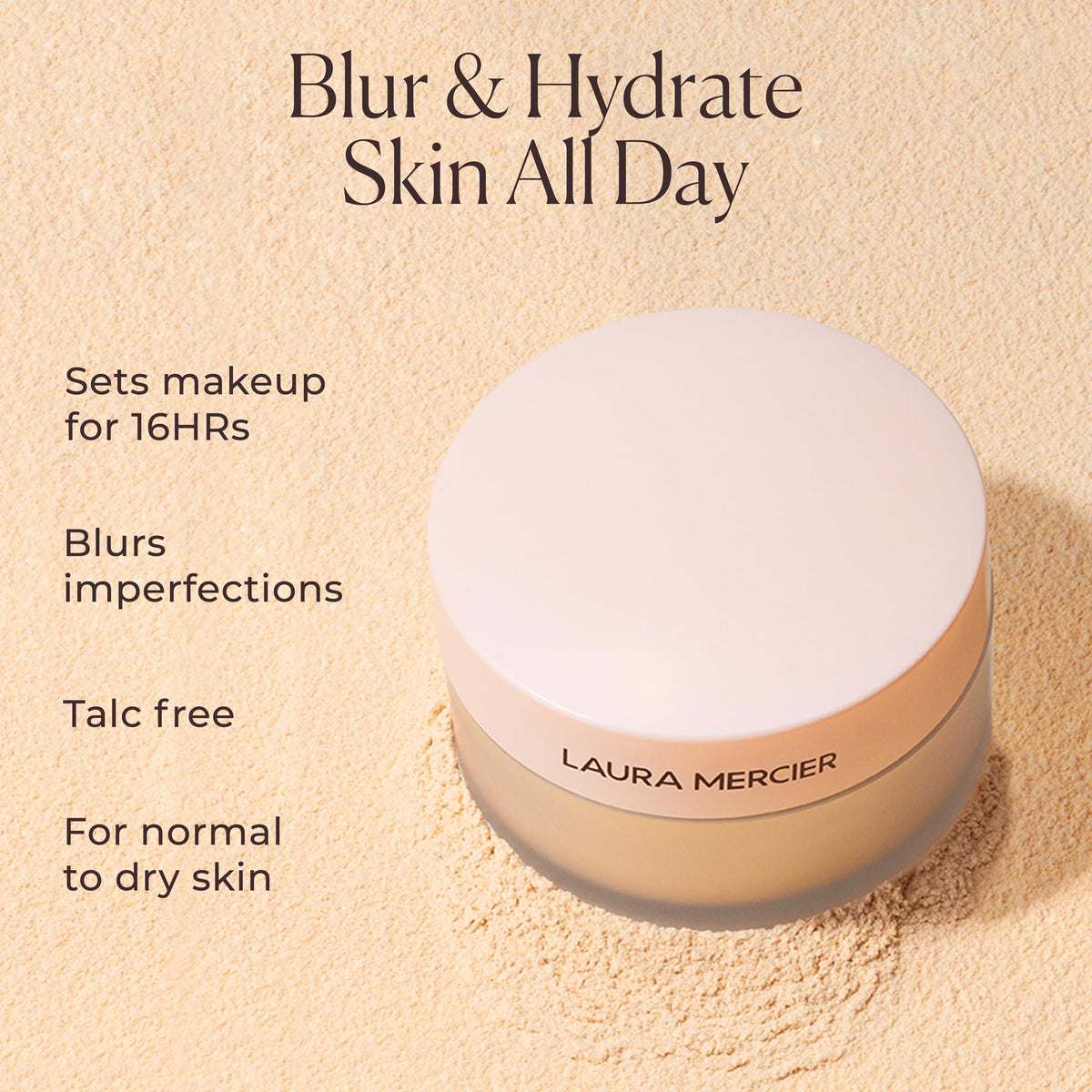 Application de la Poudre Fixatrice sur le visage