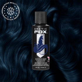 Application de la teinture ARCTIC FOX sur des cheveux pré-éclaircis