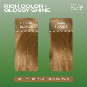 Application de la teinture capillaire Clairol sur des cheveux longs