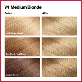 Application de la teinture REVLON ColorSilk sur cheveux