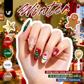 Application de vernis à ongles avec lampe UV VANREESA