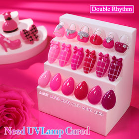 Application de vernis à ongles en gel sous lampe UV