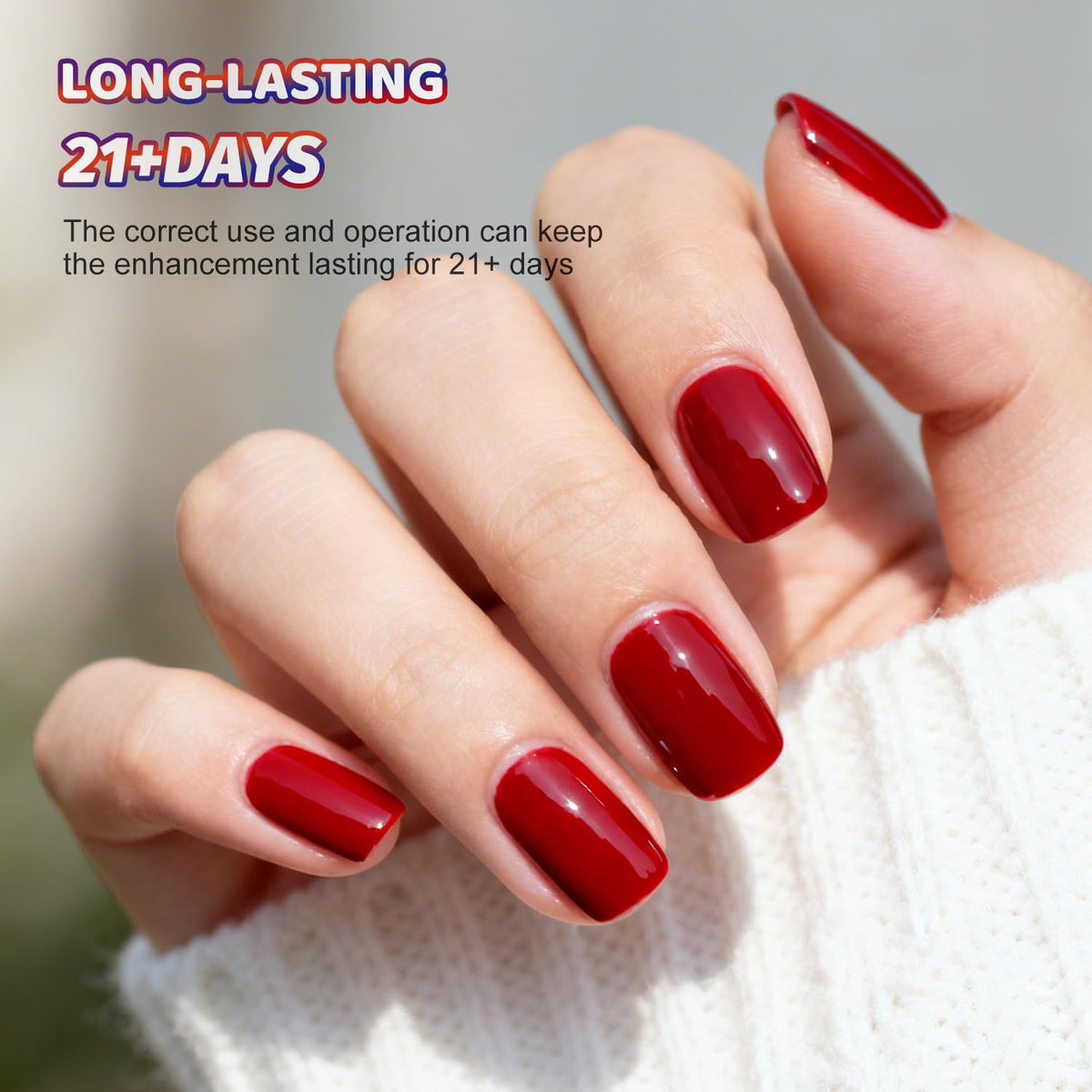 Application de vernis à ongles gel avec lampe UV JODSONE