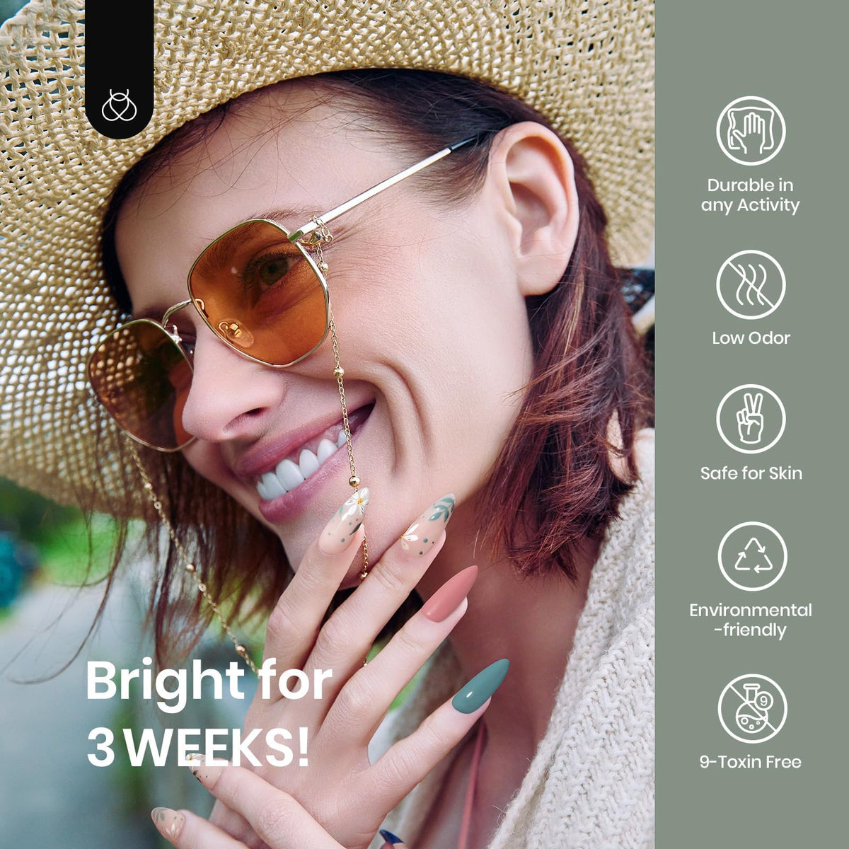 Application de vernis à ongles gel sous lampe UV
