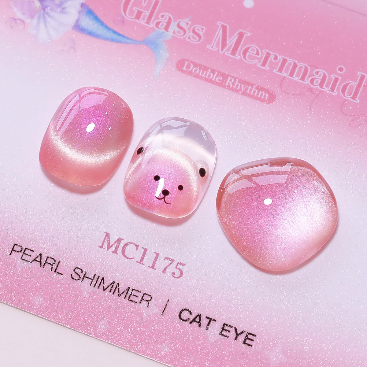 Application de vernis gel Cat Eye sur des ongles