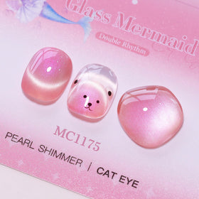 Application de vernis gel Cat Eye sur des ongles