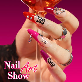 Application de vernis gel Double Rhythm sous lampe UV